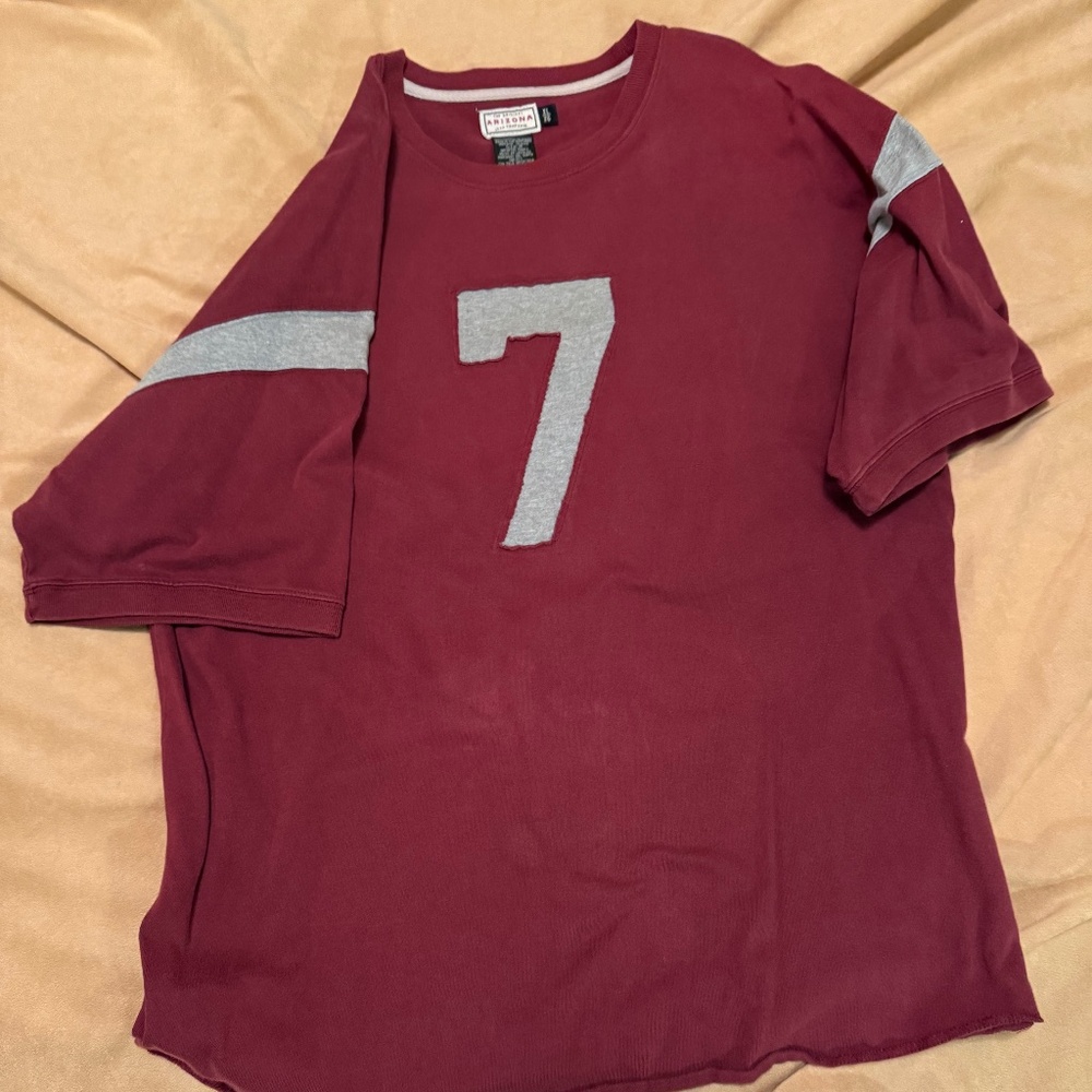 Boys' shirt, burgundy, #7